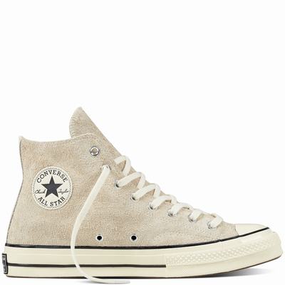 Converse Chuck Taylor All Star 70 Vintage Suede High Tops Mens - Beige Shoes (348CJNDI)